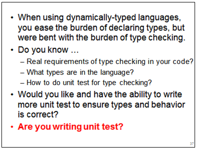 Understanding Typing. Understanding Ruby.