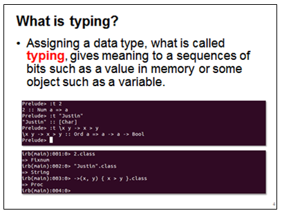 Understanding Typing. Understanding Ruby.