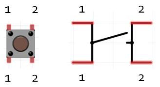 四針腳按鍵關開