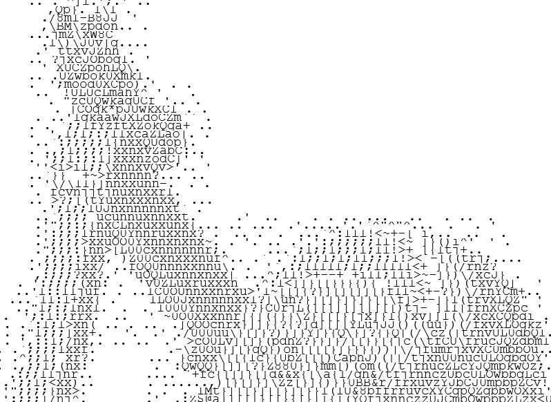 ASCII Art 文字藝術