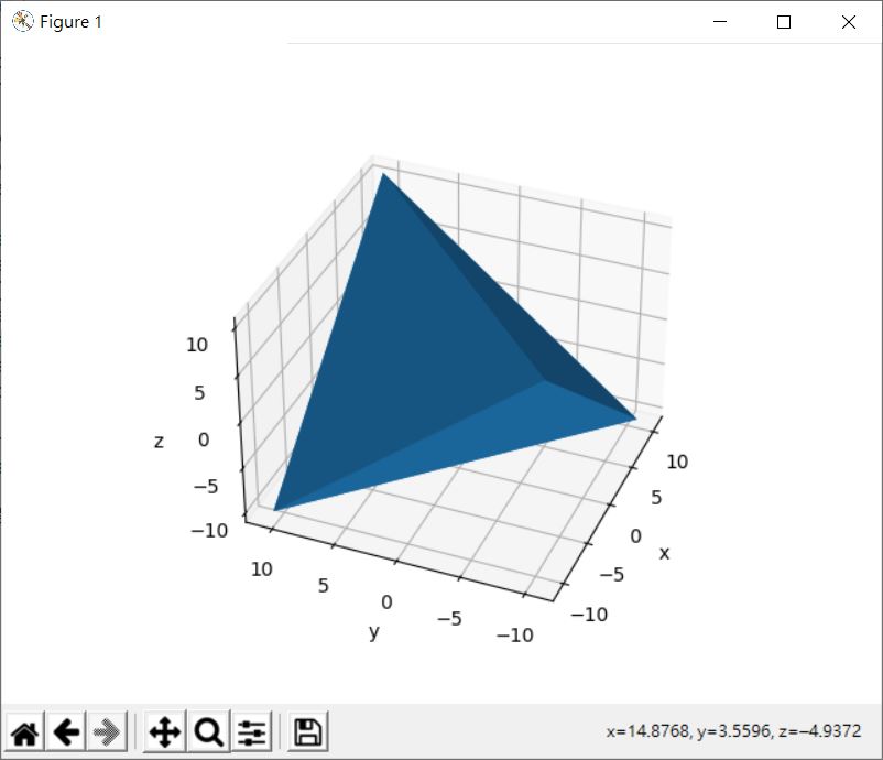 Matplotlib 三角曲面