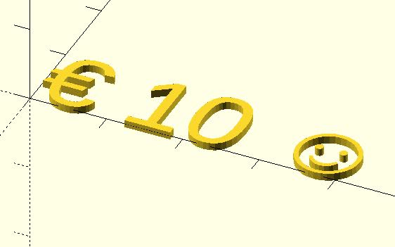 OpenSCAD CheatSheet