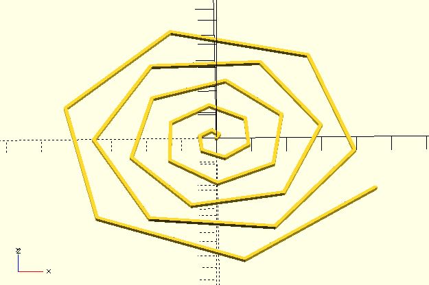 Archimedean spiral