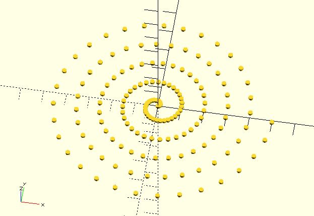 Archimedean spiral