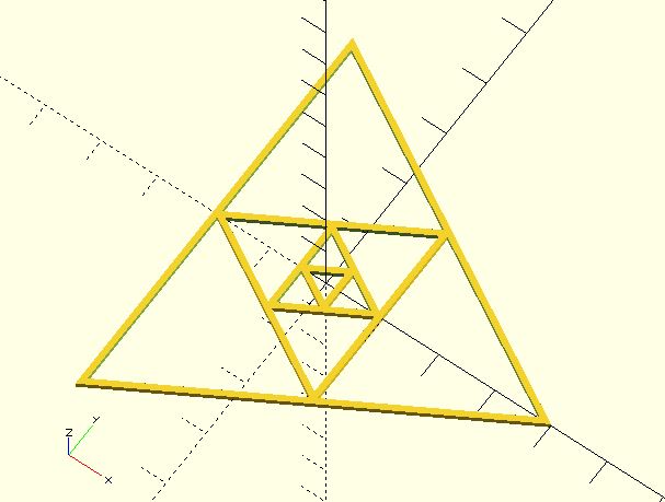 Sierpinski triangle (Fractal)