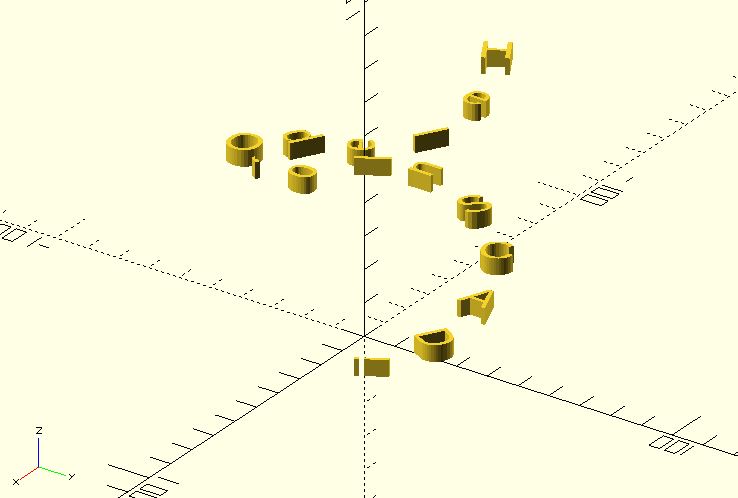 Hello, OpenSCAD！