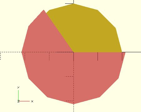 Circular sector and arc