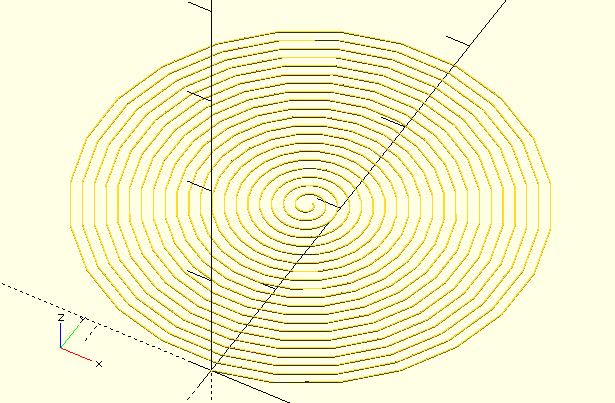 Turtle spiral