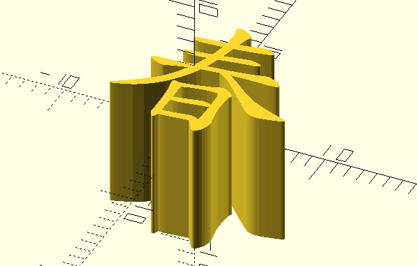 OpenSCAD CheatSheet