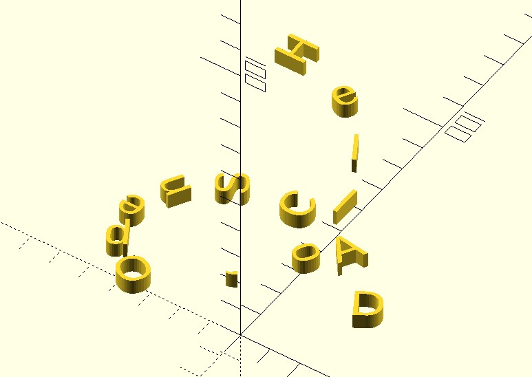 Hello, OpenSCAD