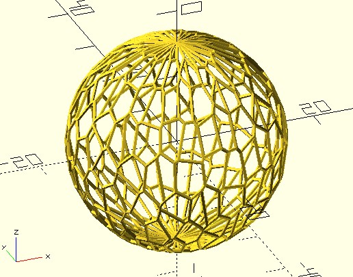 球面 Voronoi